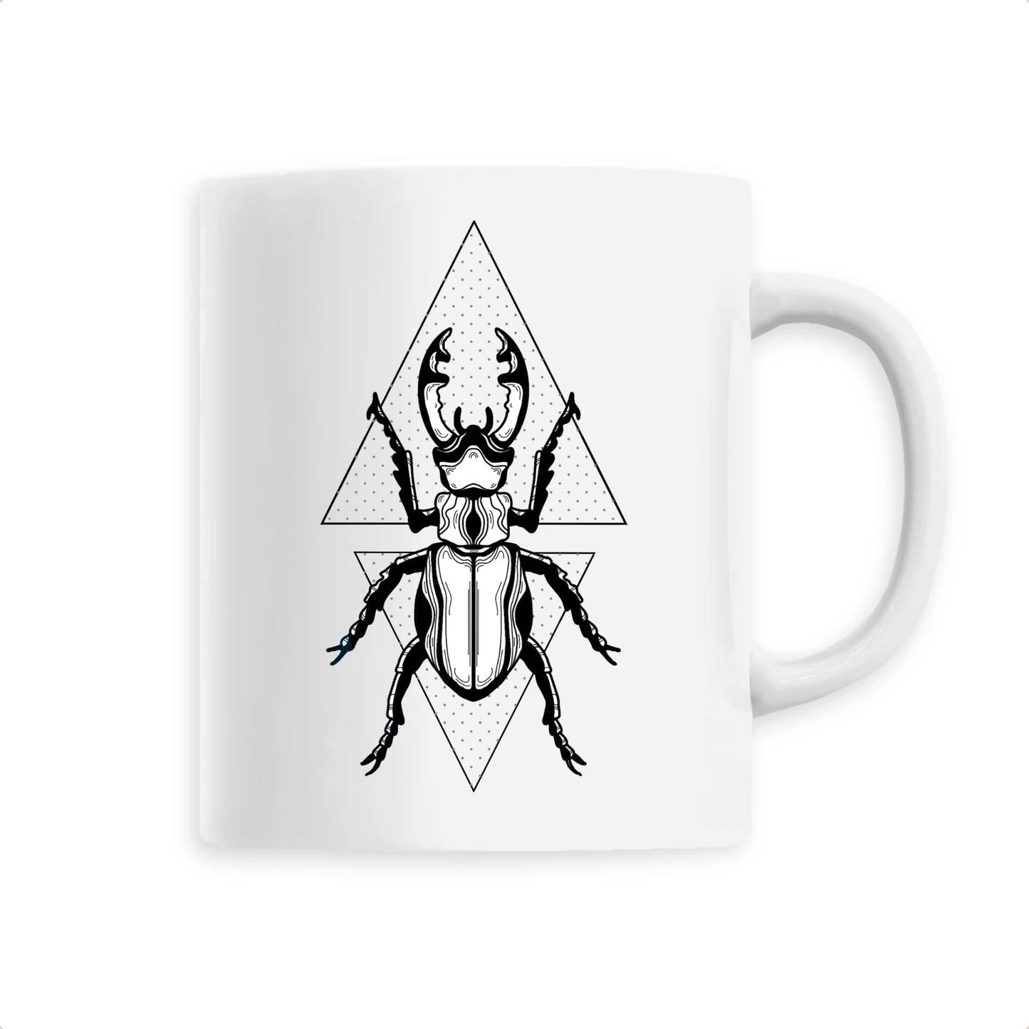 Beetle | Mug céramique | Blanc