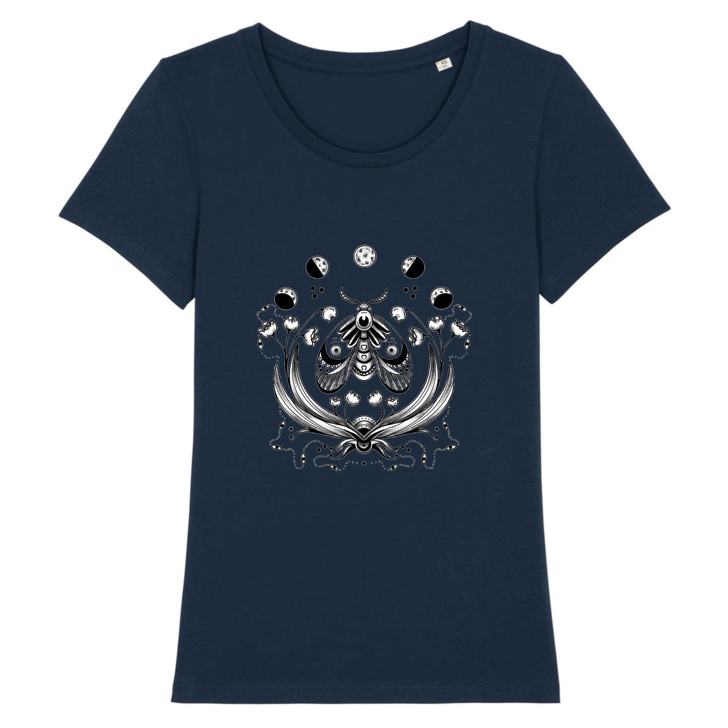 Magic Moth | T-shirt Femme 100% Coton BIO - EXPRESSER | Marine