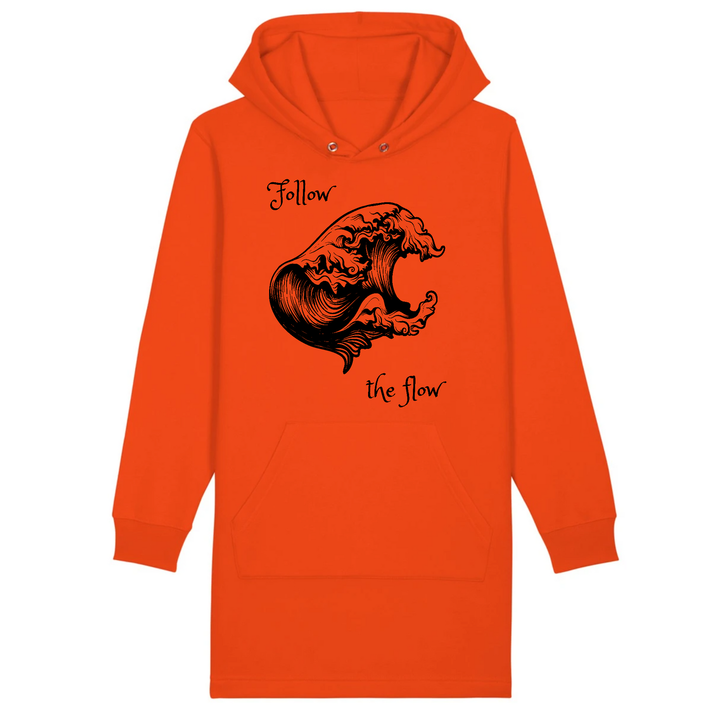 Flow | Robe à capuche - STREETER | Orange