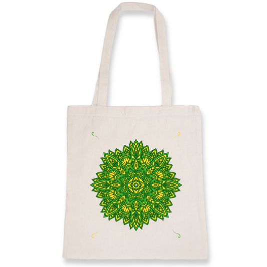 Sac Totebag coton bio | graphisme rosace