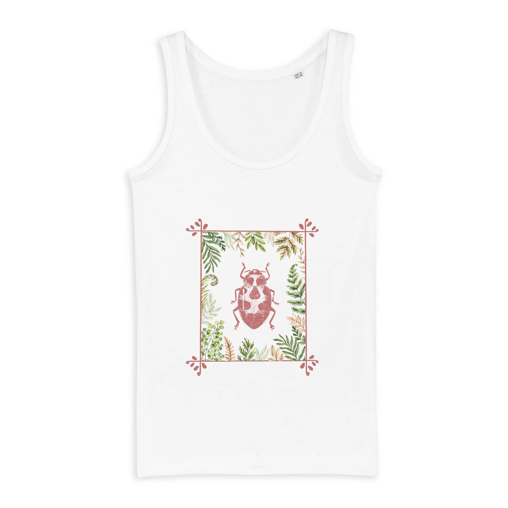 Coccinelle | Débardeur Femme 100% coton Bio - DREAMER | Blanc