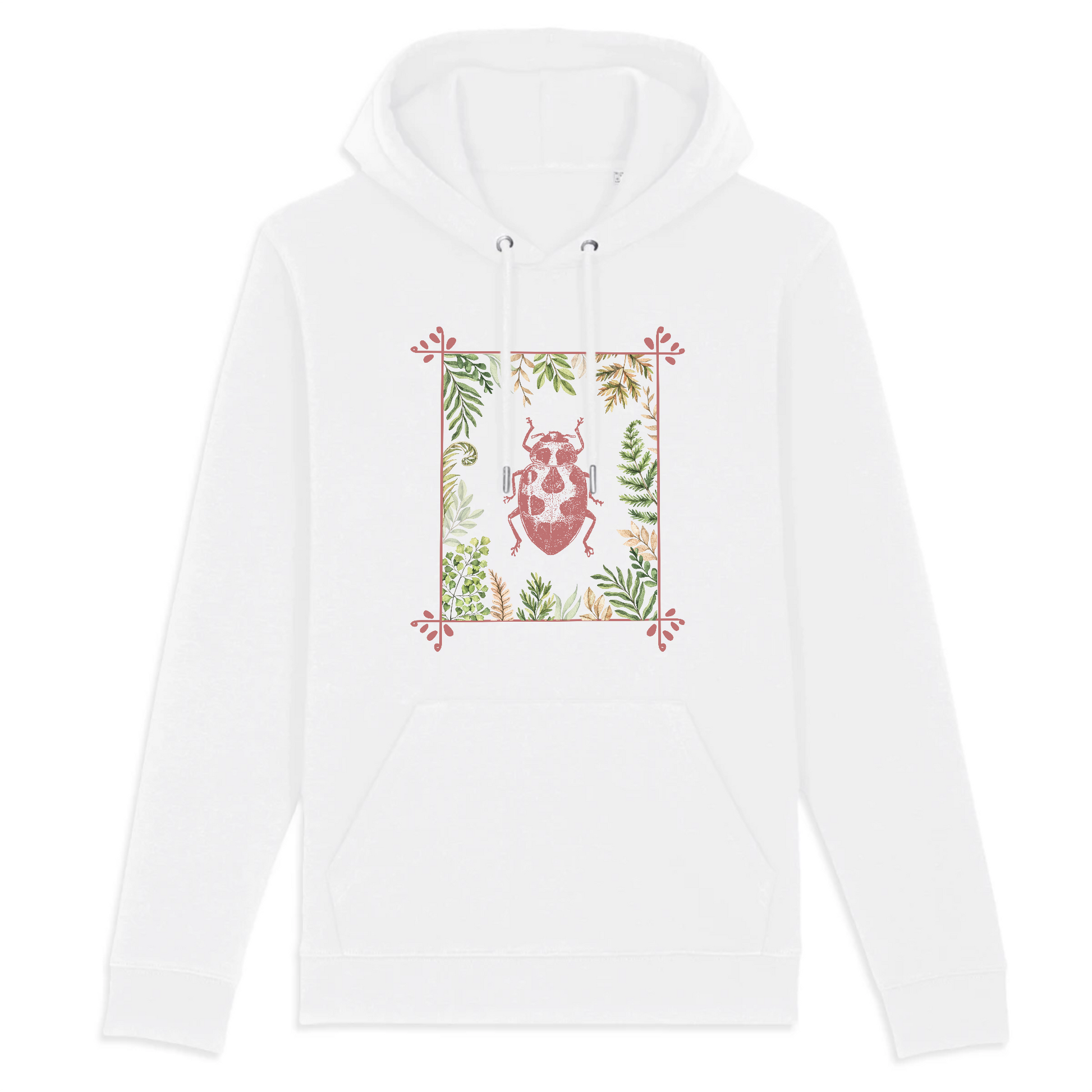 Coccinelle | Sweat à capuche BIO femme - CRUISER | Blanc