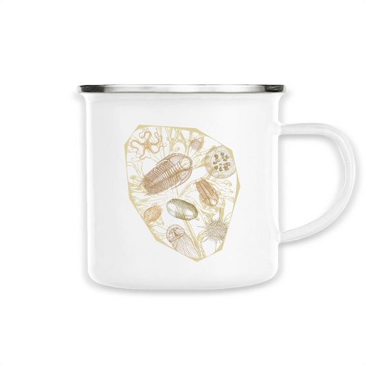 Trilobites | Mug émaillé | Blanc
