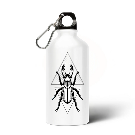 Beetle | Gourde / Bouteille en aluminium | Blanc