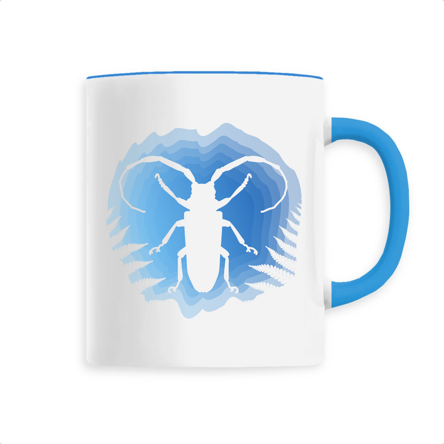 Longicorne | Mug céramique | Bleu