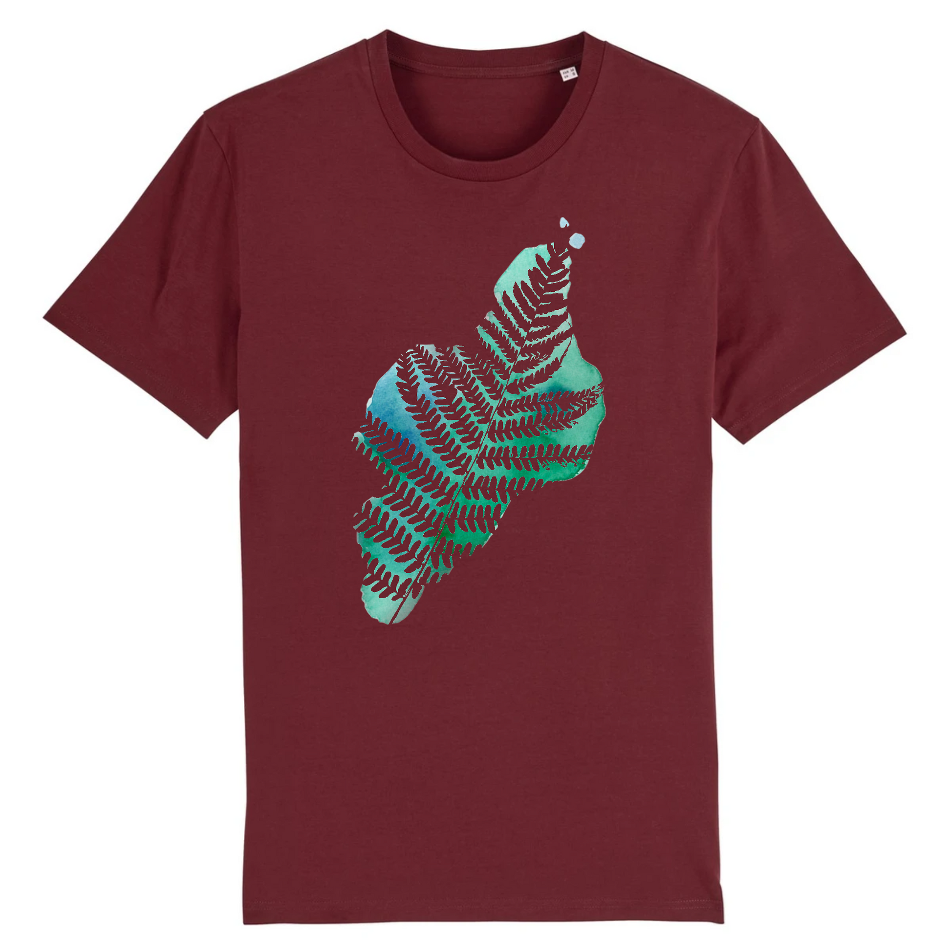 Ptéridophyte | T-shirt Unisexe - Coton BIO - CREATOR | Bordeaux
