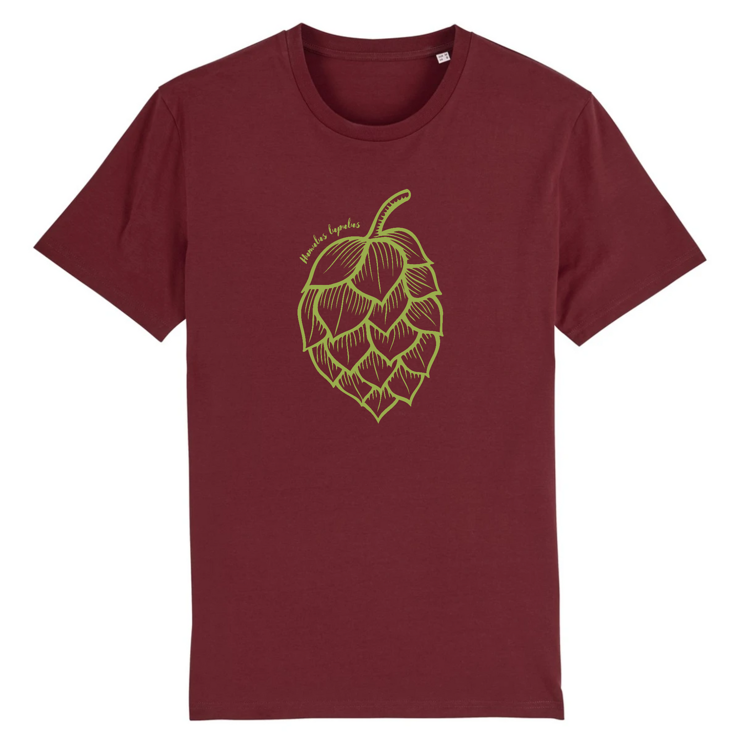 Humulus lupulus | T-shirt Unisexe - Coton BIO - CREATOR | Bordeaux