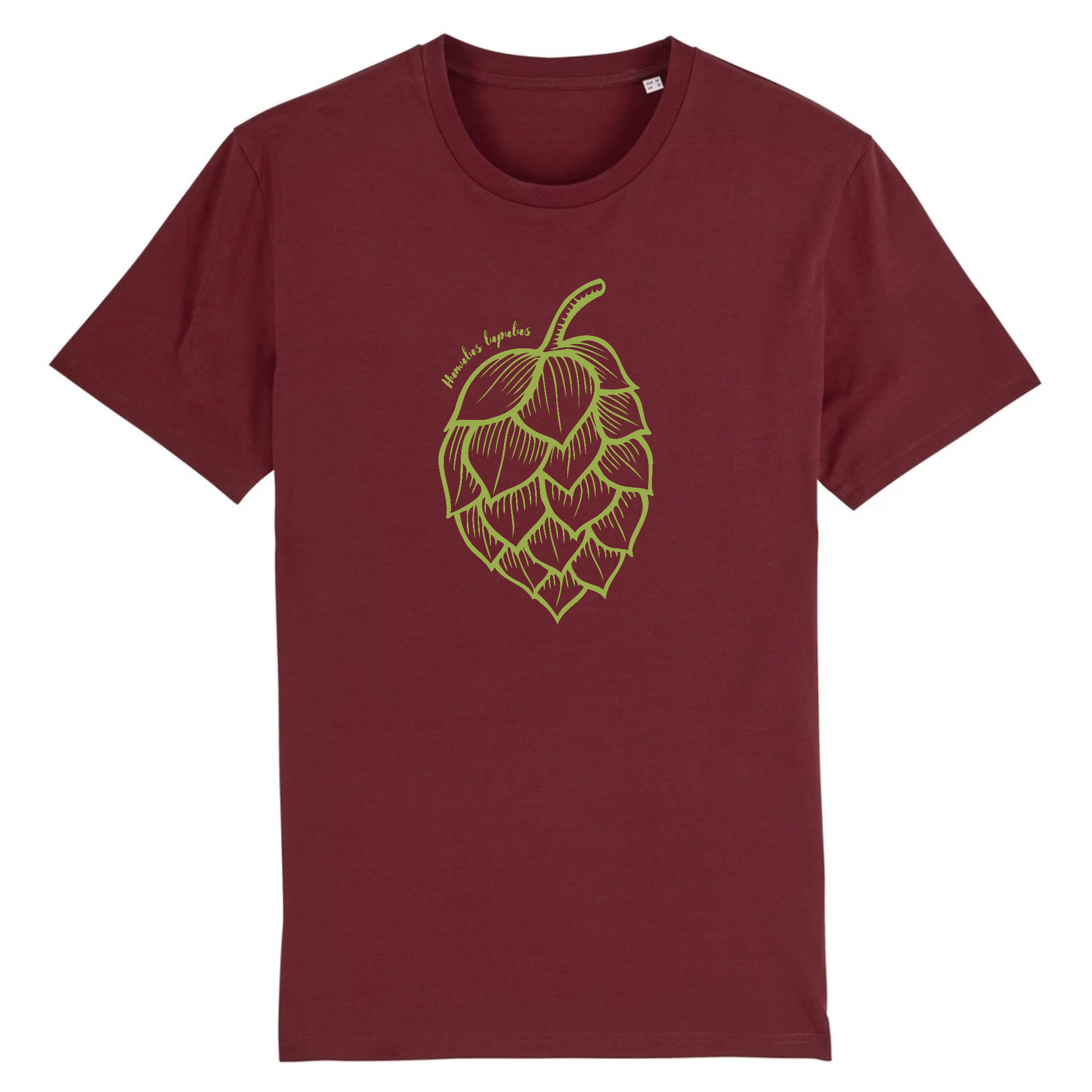 Humulus lupulus | T-shirt Unisexe - Coton BIO - CREATOR | Bordeaux