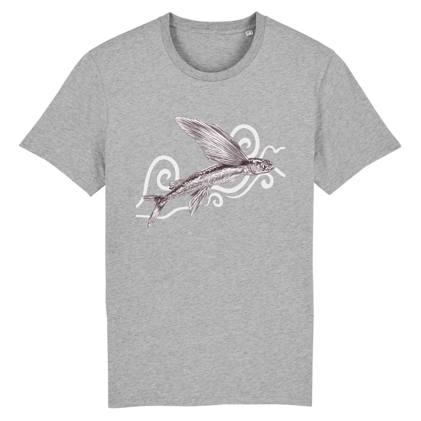 Poisson-volant | T-shirt Unisexe - Coton BIO - CREATOR | Gris