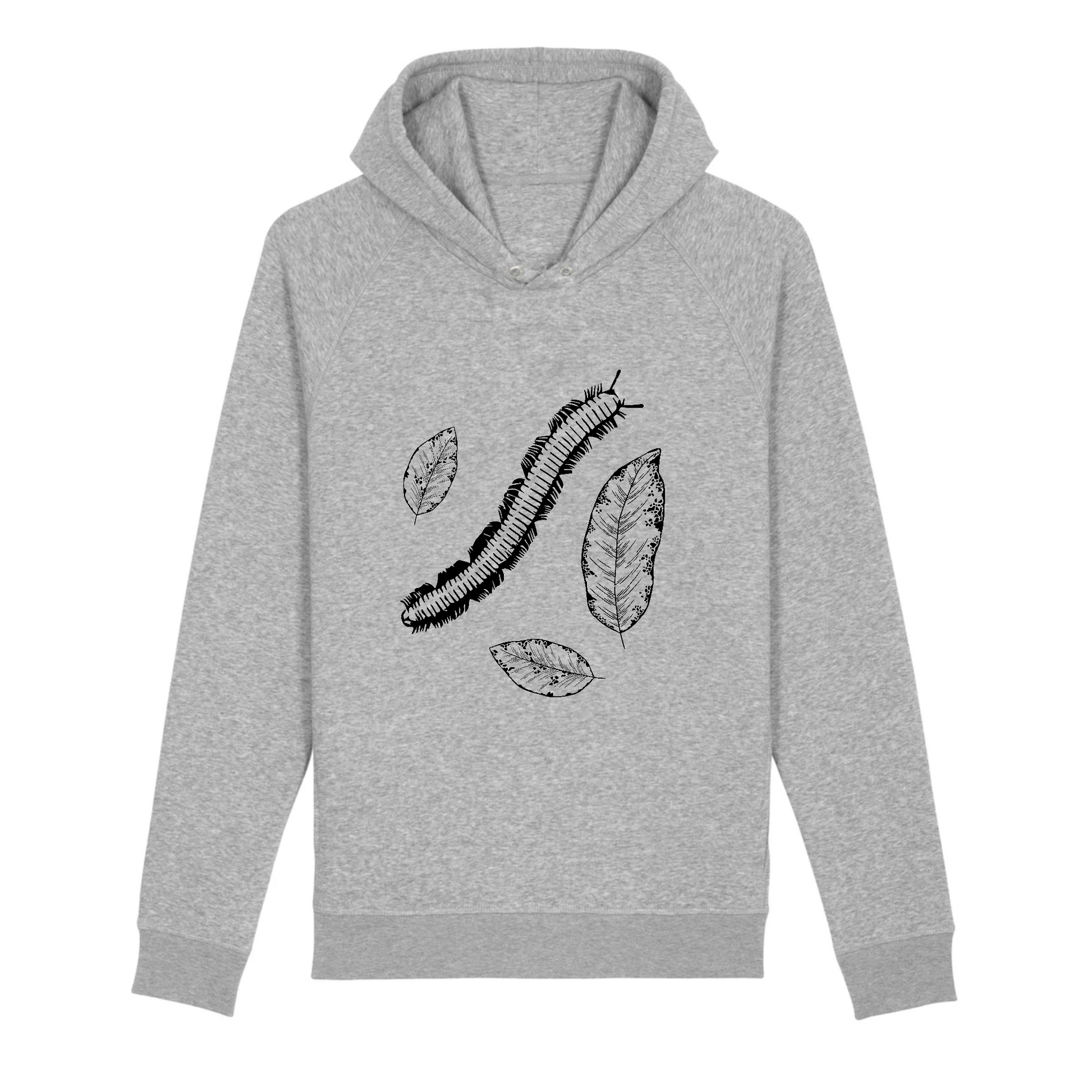 Myriapode | Sweat à capuche BIO Unisexe - SIDER | Gris