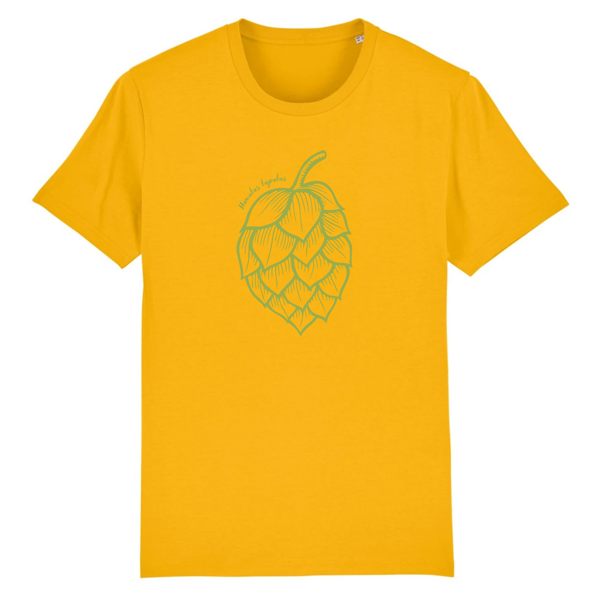 Humulus lupulus | T-shirt Unisexe - Coton BIO - CREATOR | Jaune