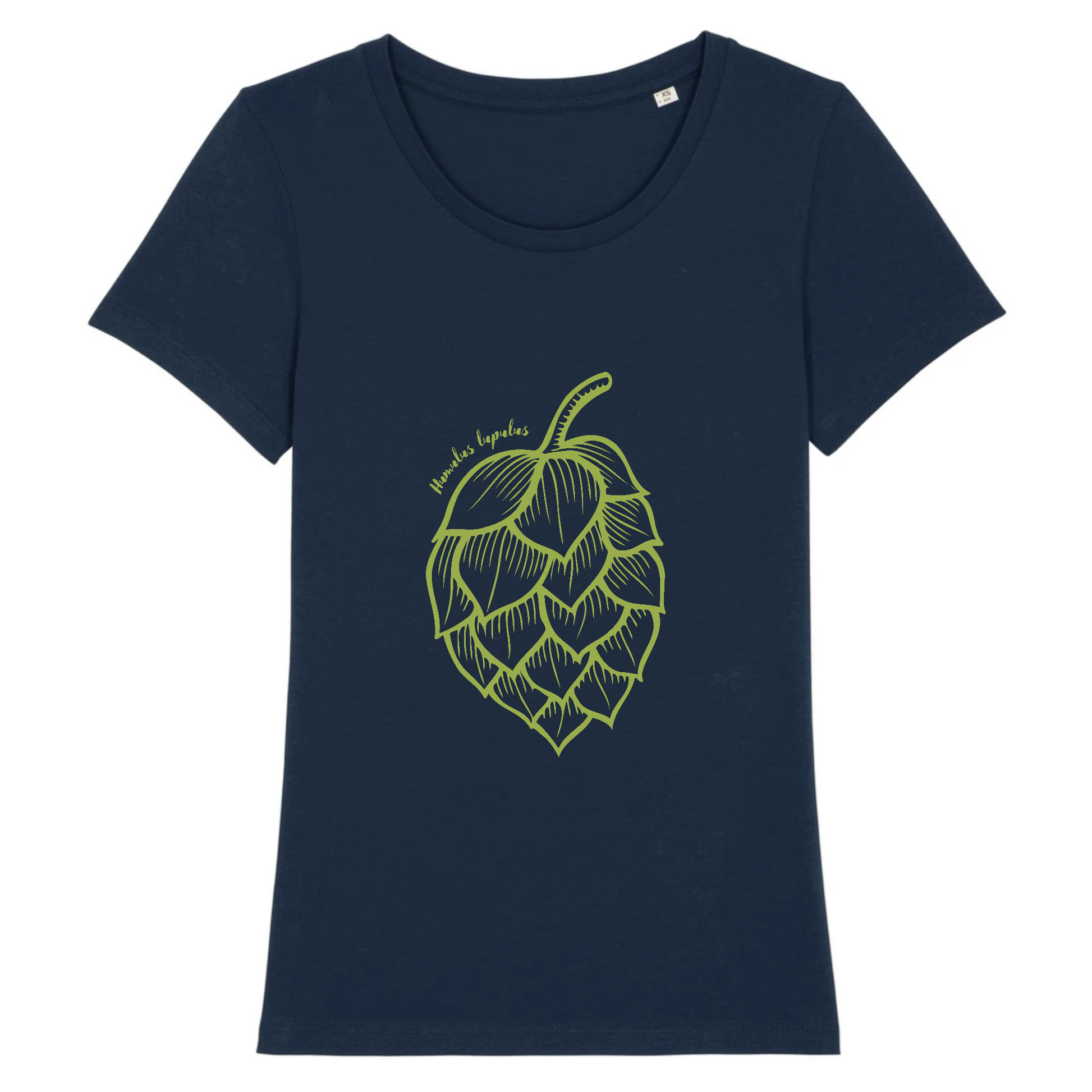 Humulus lupulus | T-shirt Femme 100% Coton BIO - EXPRESSER | Marine