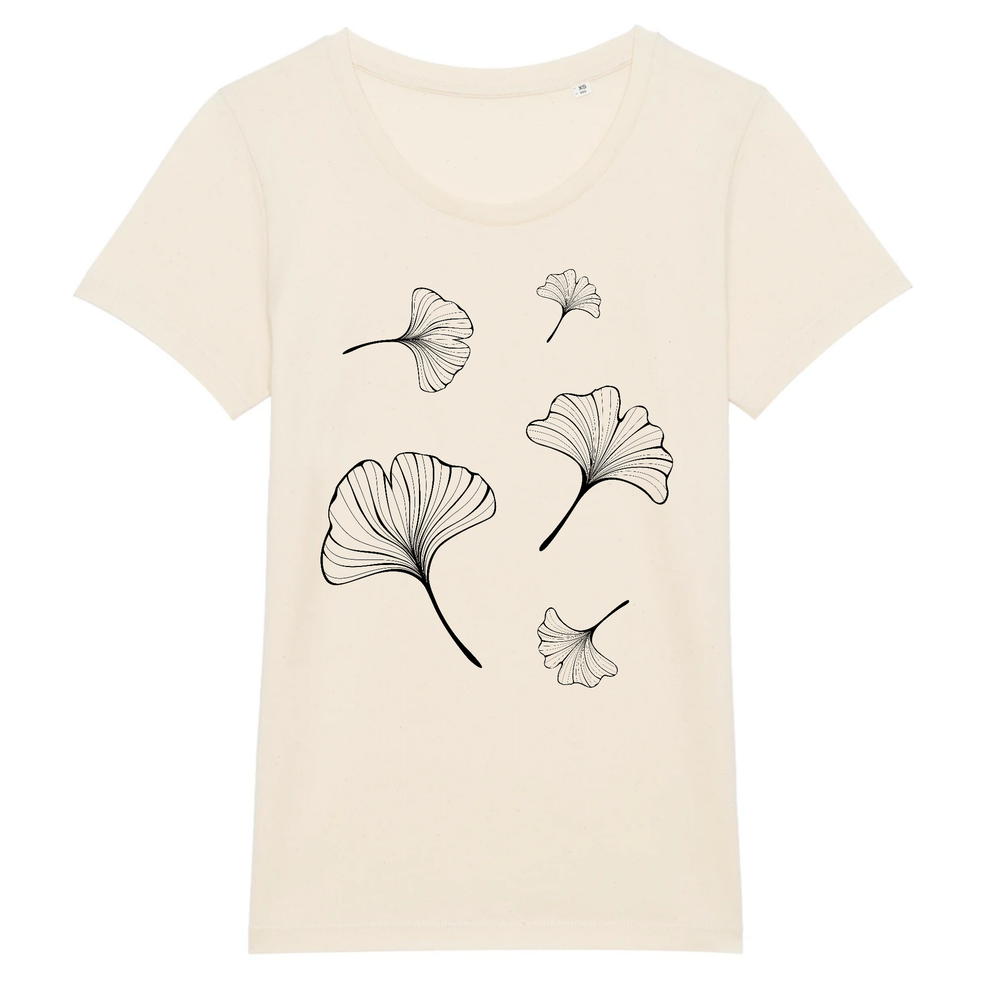 Ginko | T-shirt Femme 100% Coton BIO - EXPRESSER | Naturel