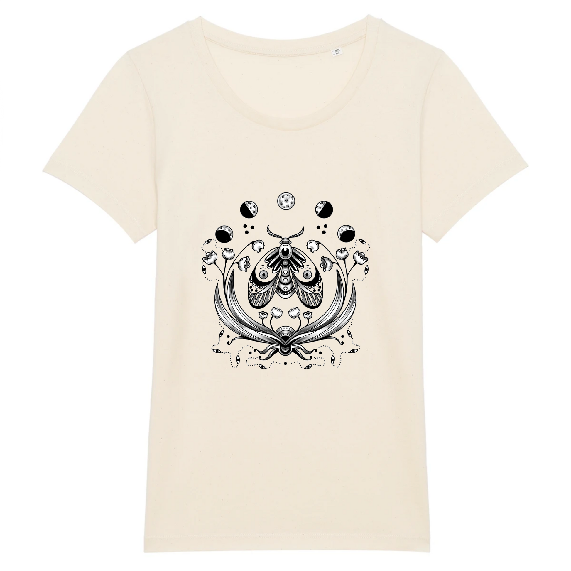 Magic Moth | T-shirt Femme 100% Coton BIO - EXPRESSER | Naturel