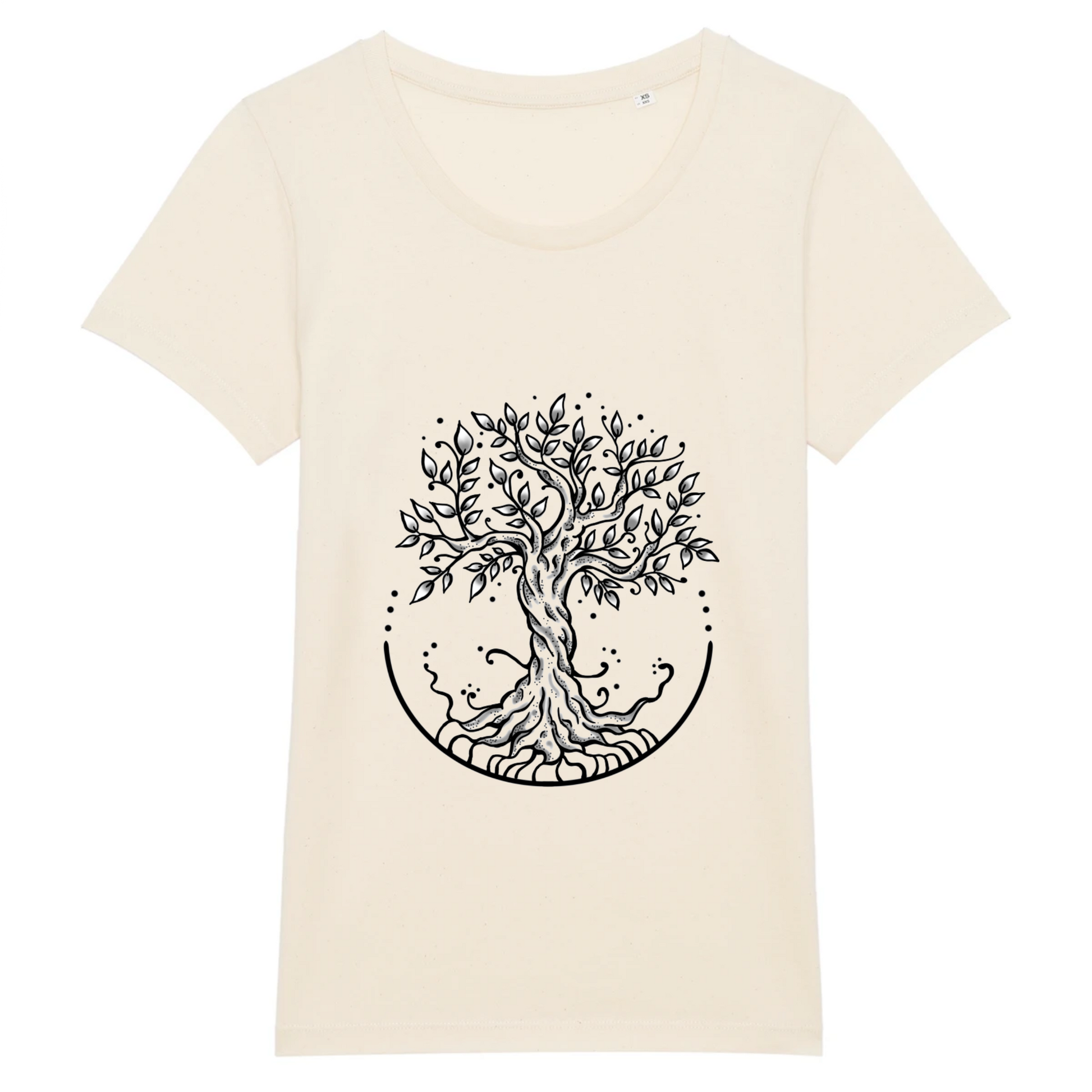 Life tree | SINGER - T-shirt Femme manches longues | Naturel