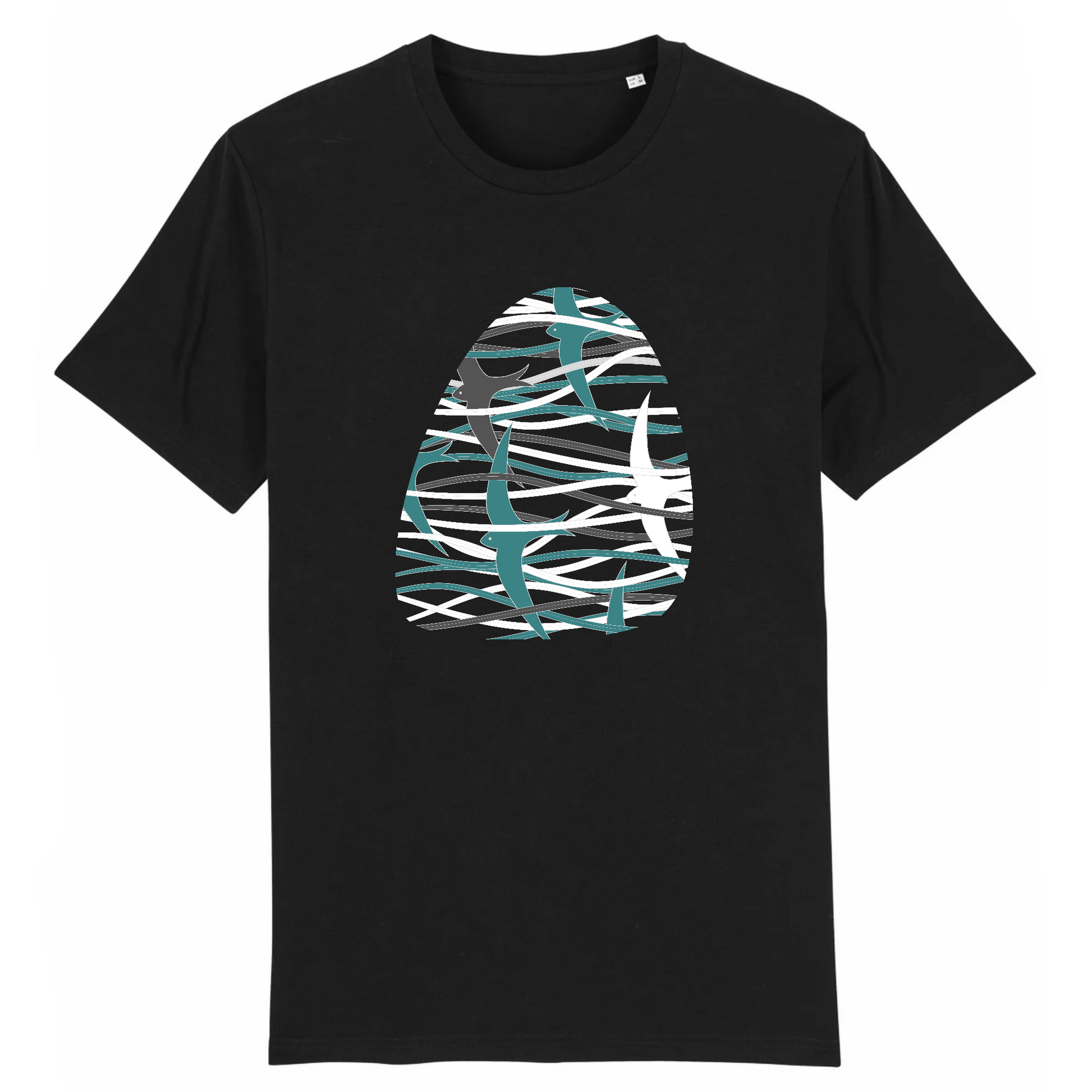 In the wind | T-shirt Unisexe - Coton BIO - CREATOR | Noir