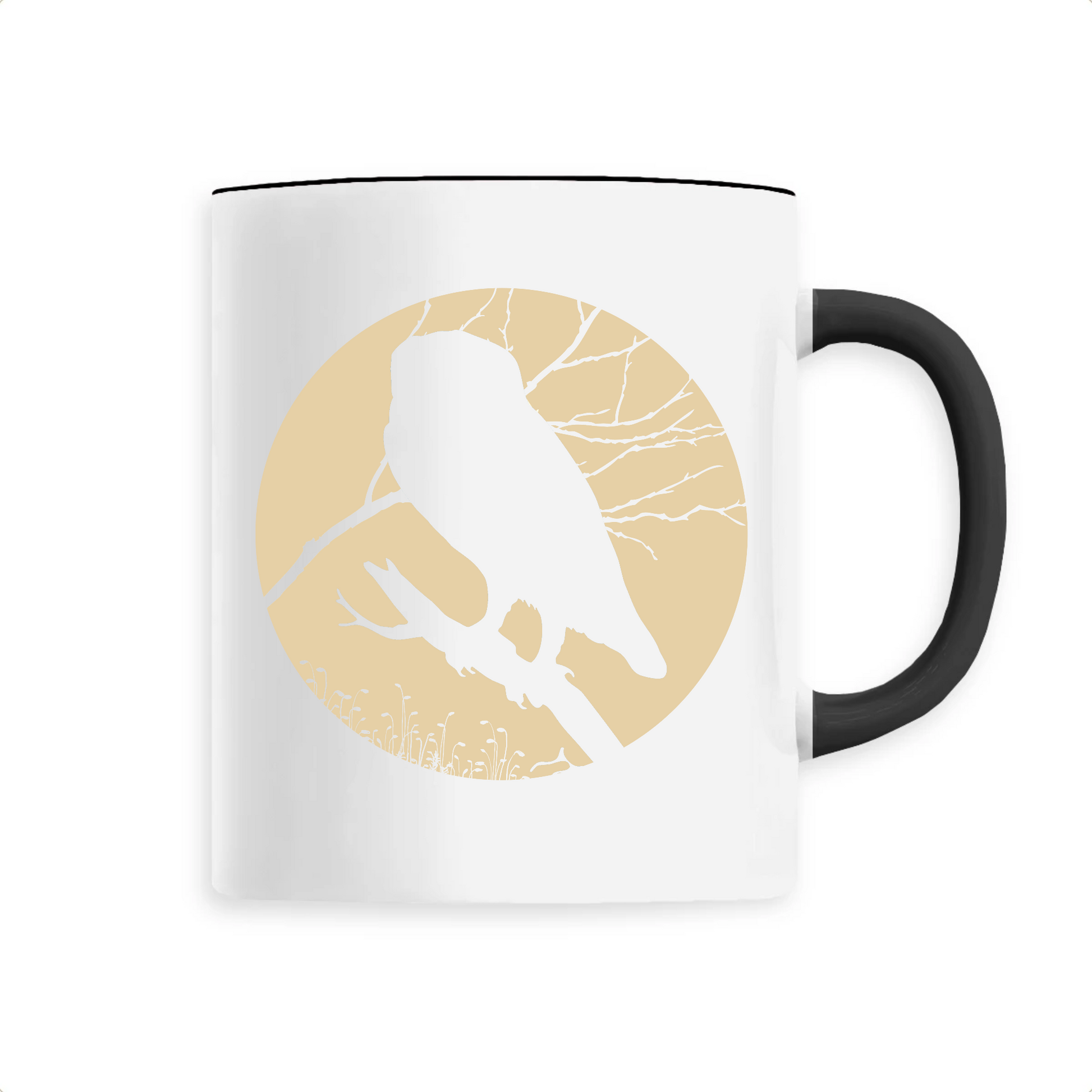 Midnight owl | Mug céramique | Noir