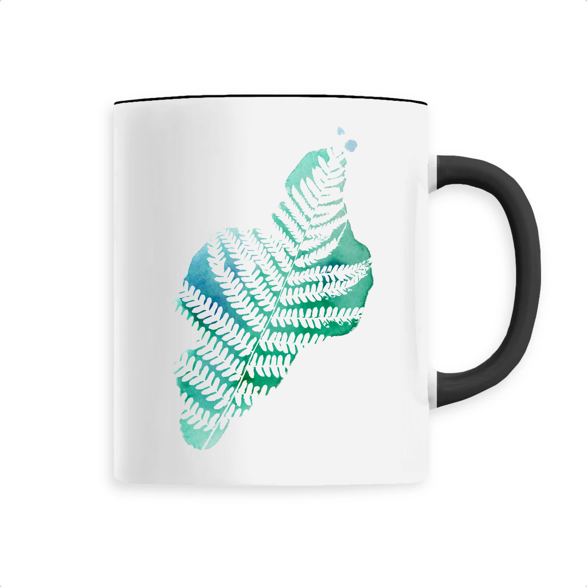 Ptéridophyte | Mug céramique | Noir