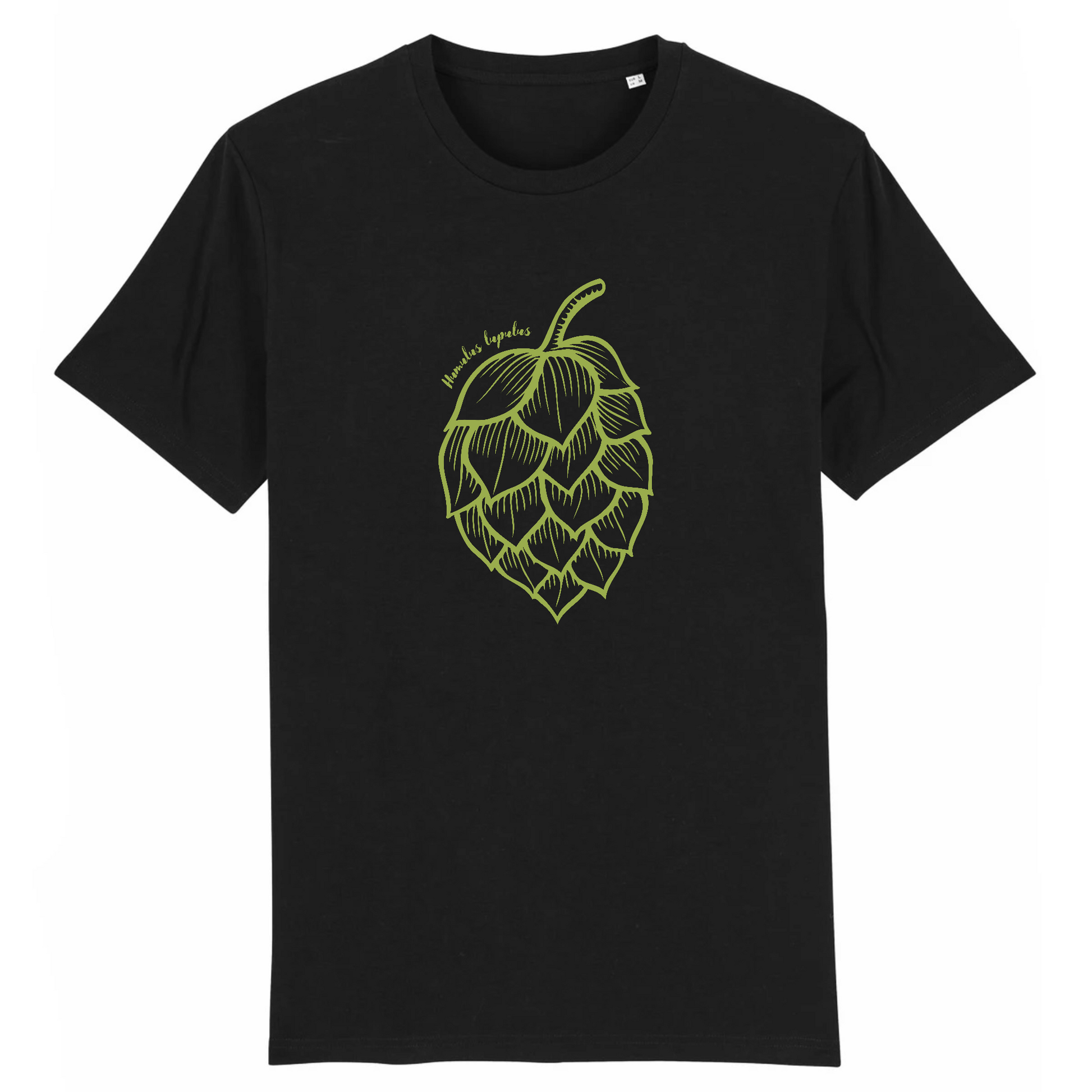 Humulus lupulus | T-shirt Unisexe - Coton BIO - CREATOR | Noir