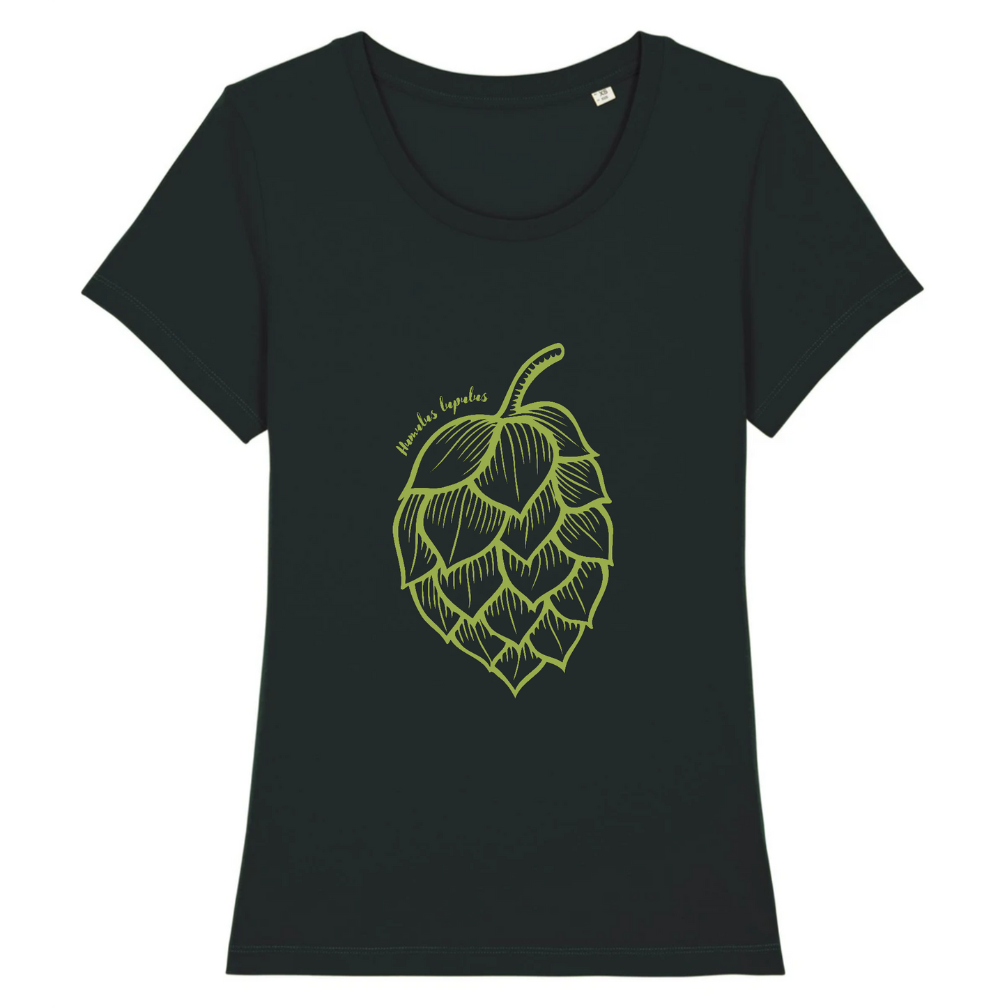 Humulus lupulus | T-shirt Femme 100% Coton BIO - EXPRESSER | Noir
