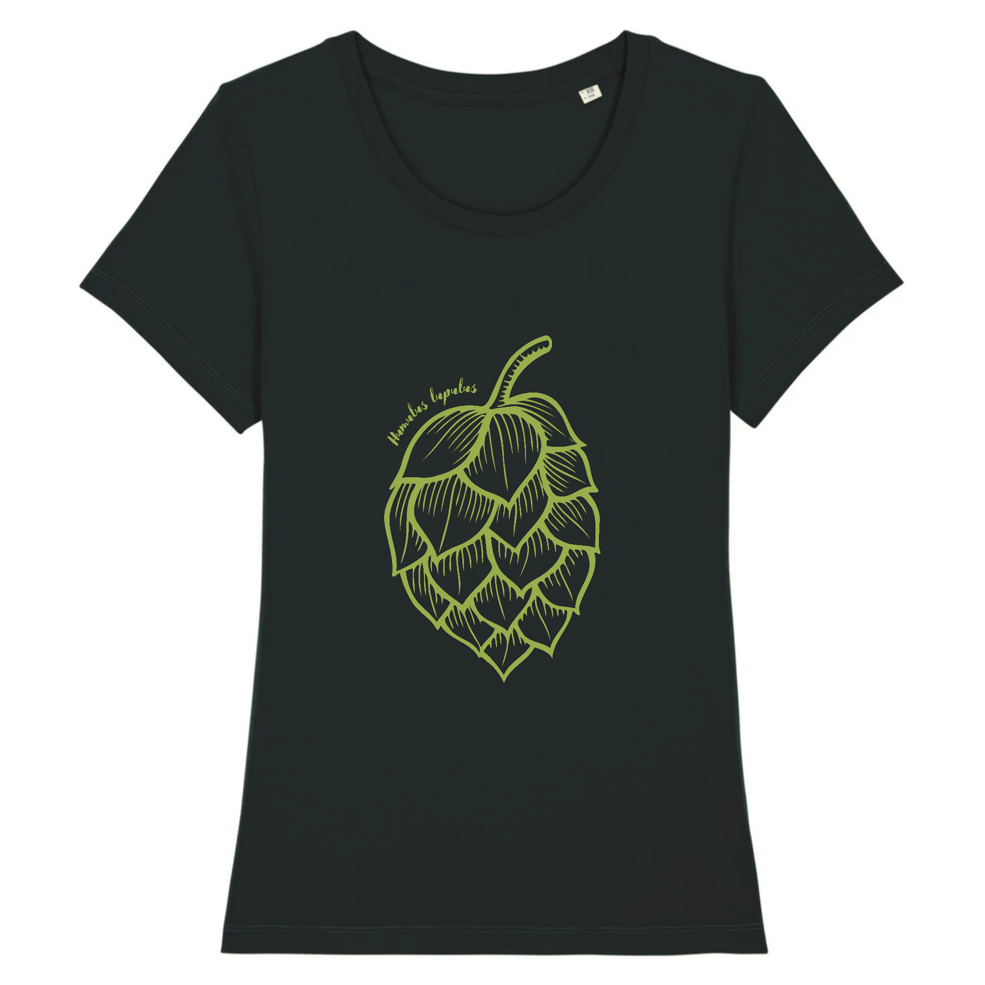 Humulus lupulus | T-shirt Femme 100% Coton BIO - EXPRESSER | Noir