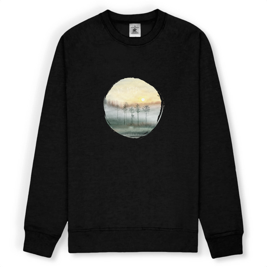 Wetlands | Sweat-shirt unisexe - WUI Coton Bio | Noir